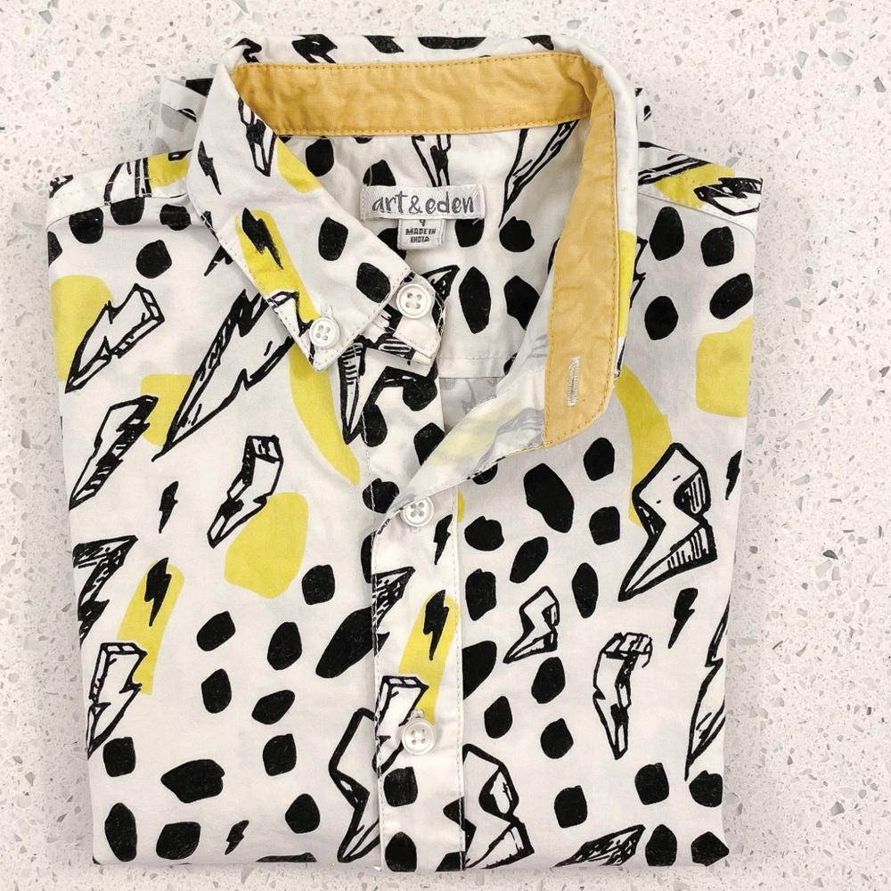 Short Sleeve Button-Down - Size 4